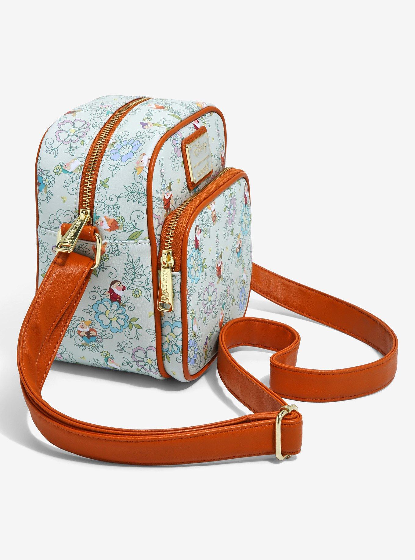 Loungefly Disney Snow White and the Seven Dwarfs Allover Print Crossbody Bag - BoxLunch Exclusive, , hi-res