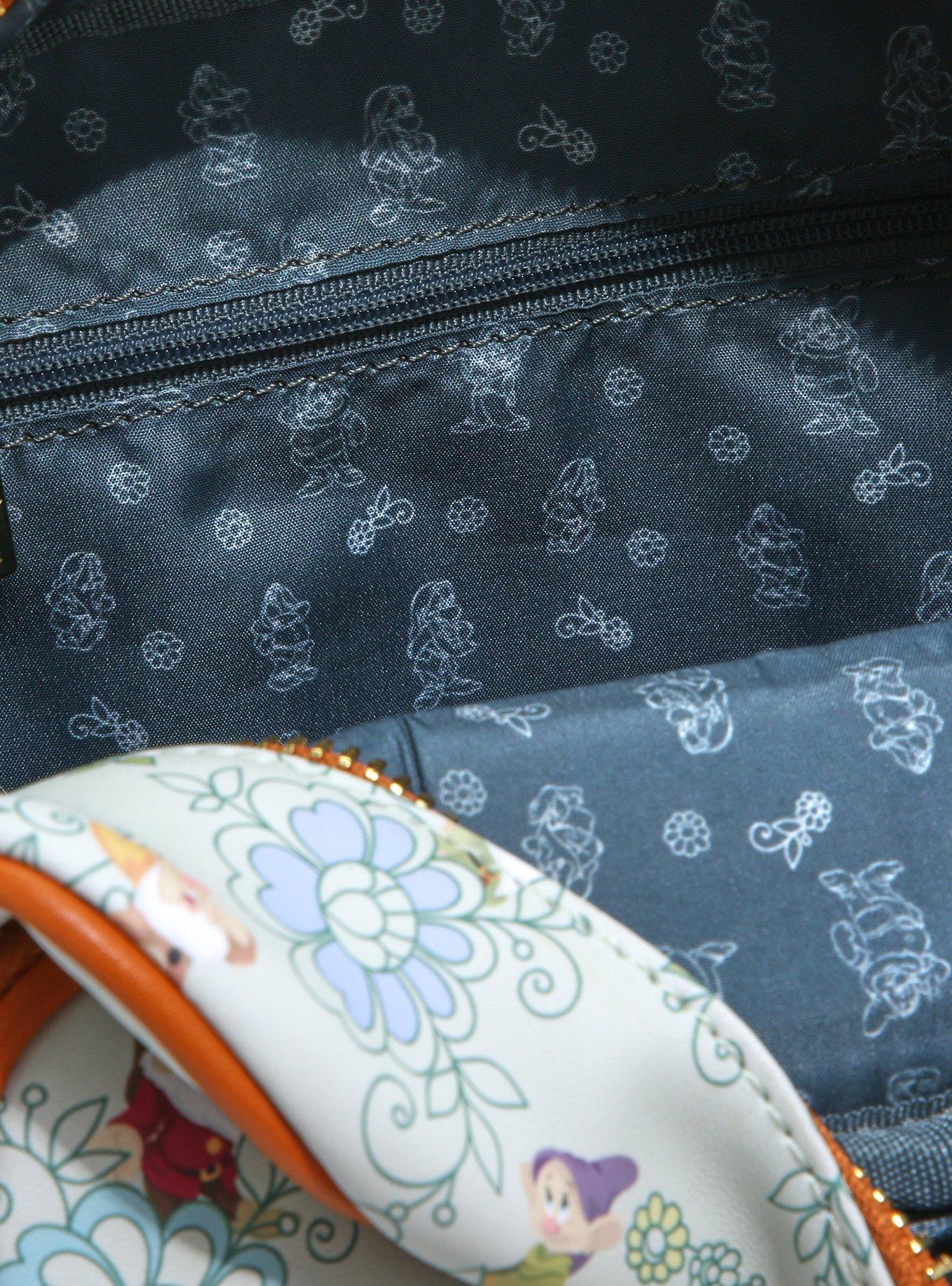 Loungefly Disney Snow White and the Seven Dwarfs Allover Print Crossbody Bag - BoxLunch Exclusive, , alternate