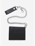 Black Bifold Chain Wallet, , alternate