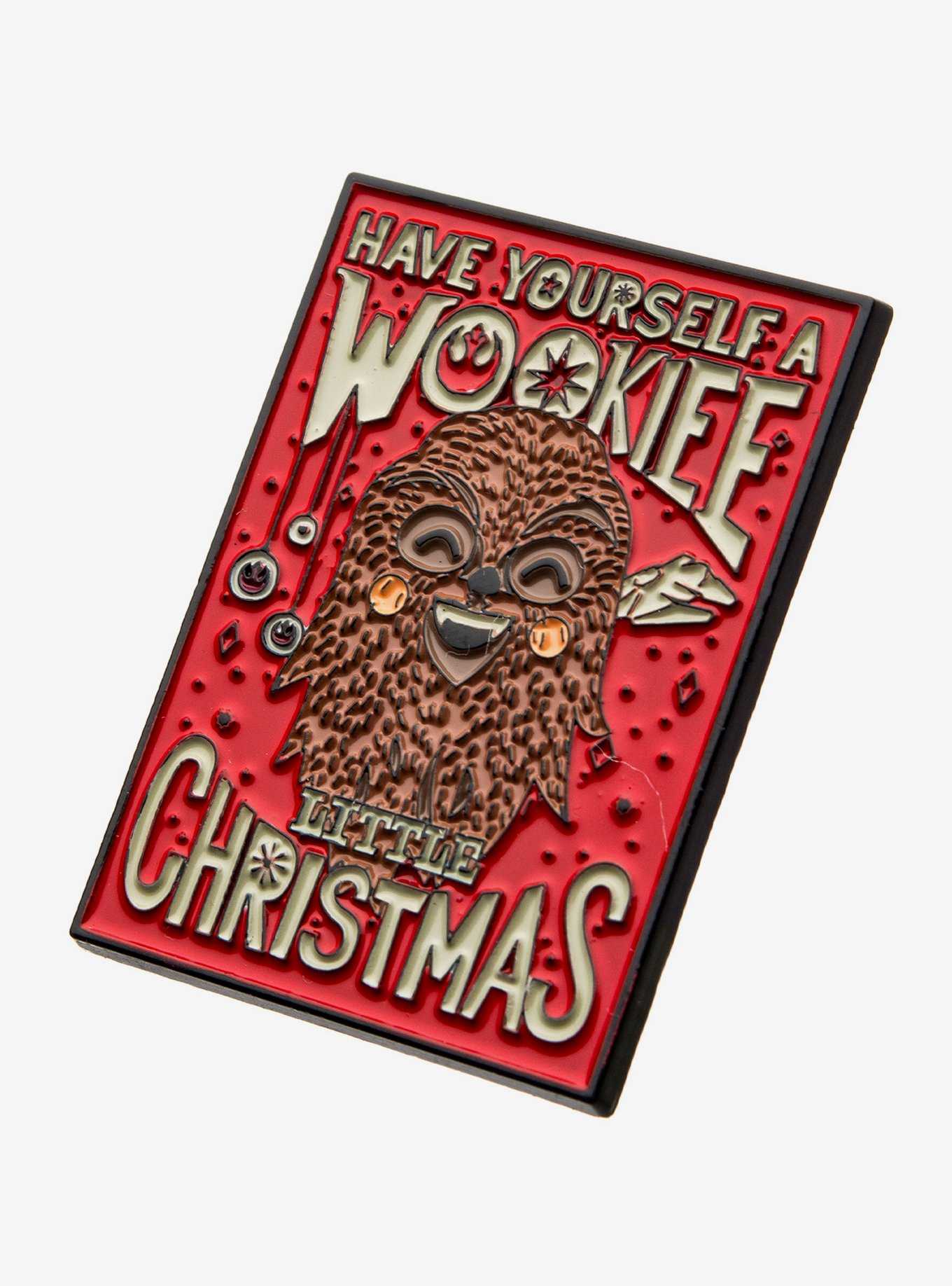 Star Wars Have Yourself A Wookie Little Christmas Enamel Pin, , hi-res