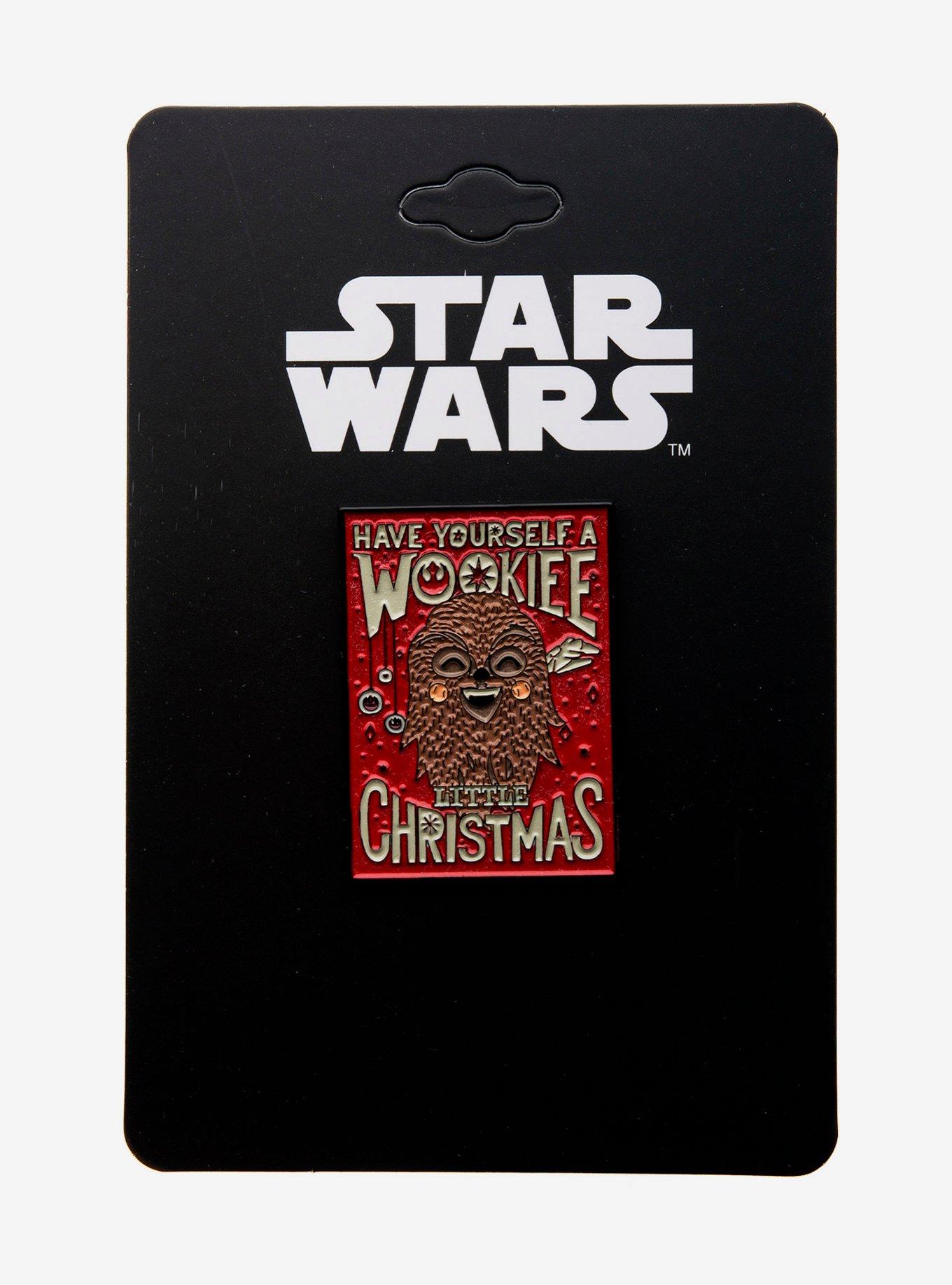 Star Wars Have Yourself A Wookie Little Christmas Enamel Pin, , alternate