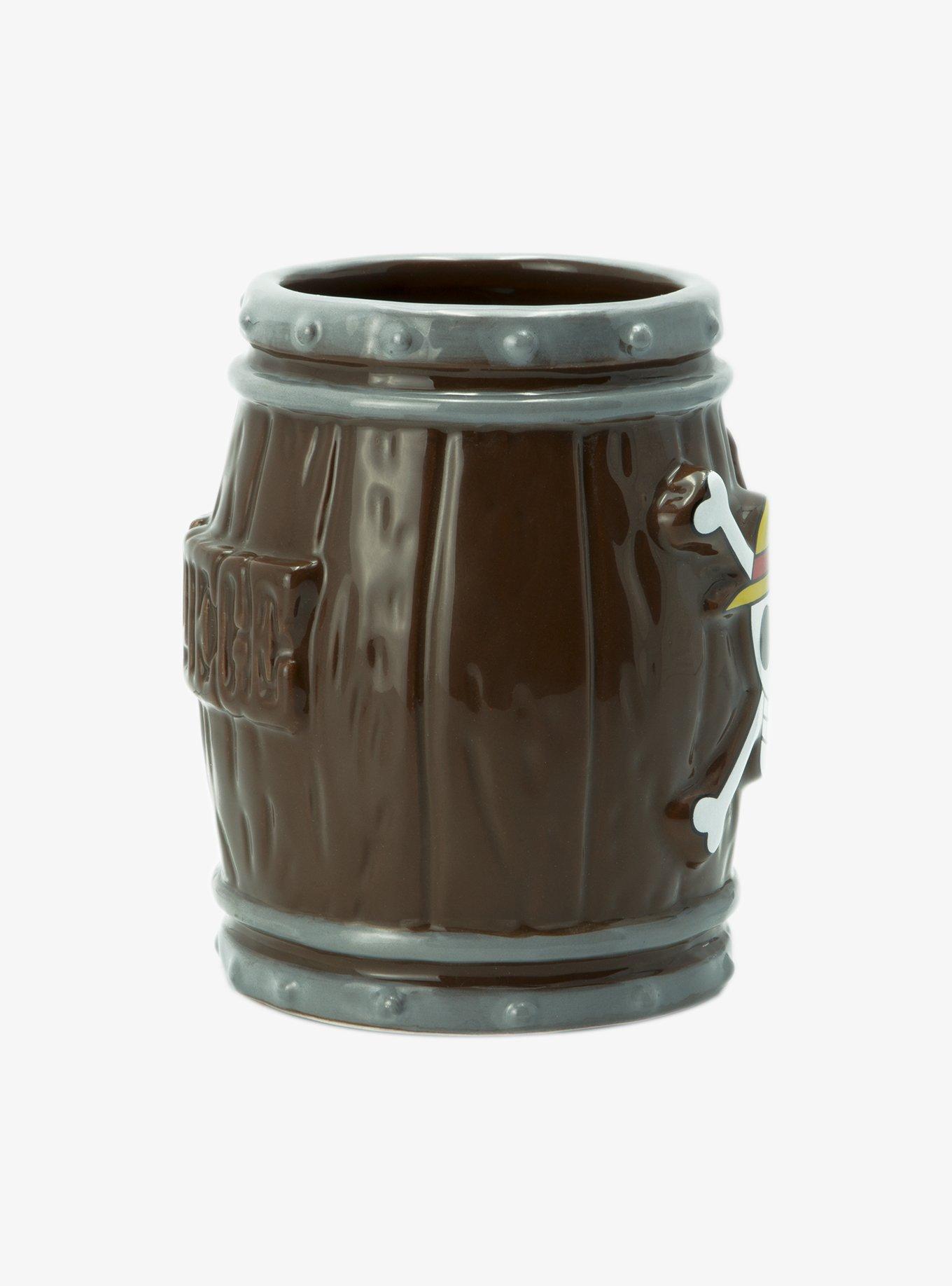 One Piece Straw Hat Pirates Barrel Mug, , alternate