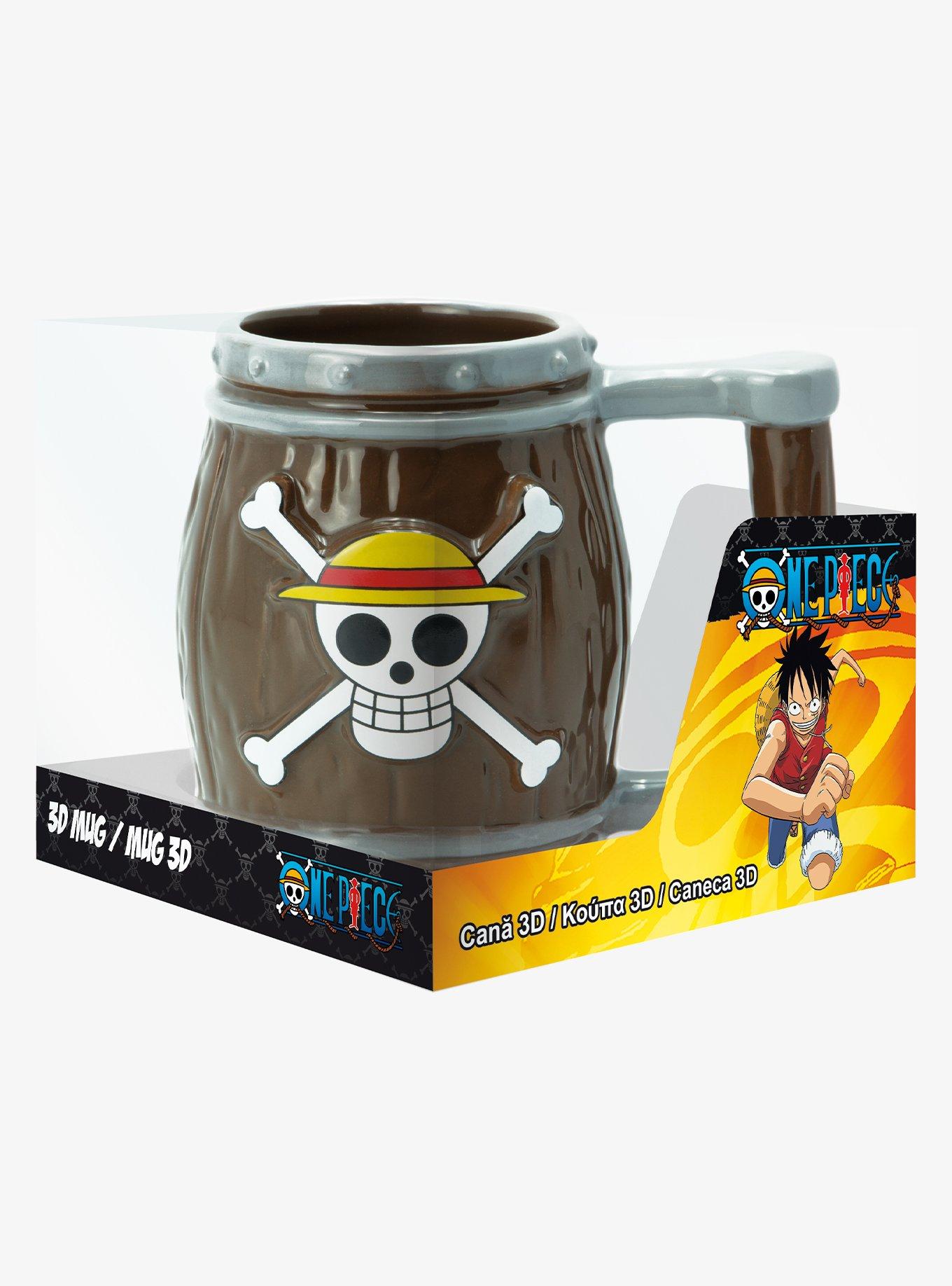 One Piece Straw Hat Pirates Barrel Mug, , alternate