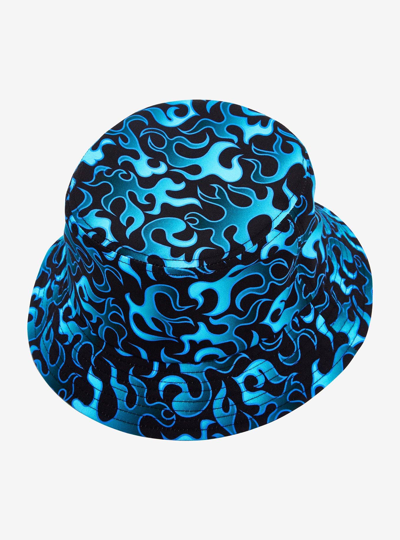 Blue Flames Bucket Hat, , alternate