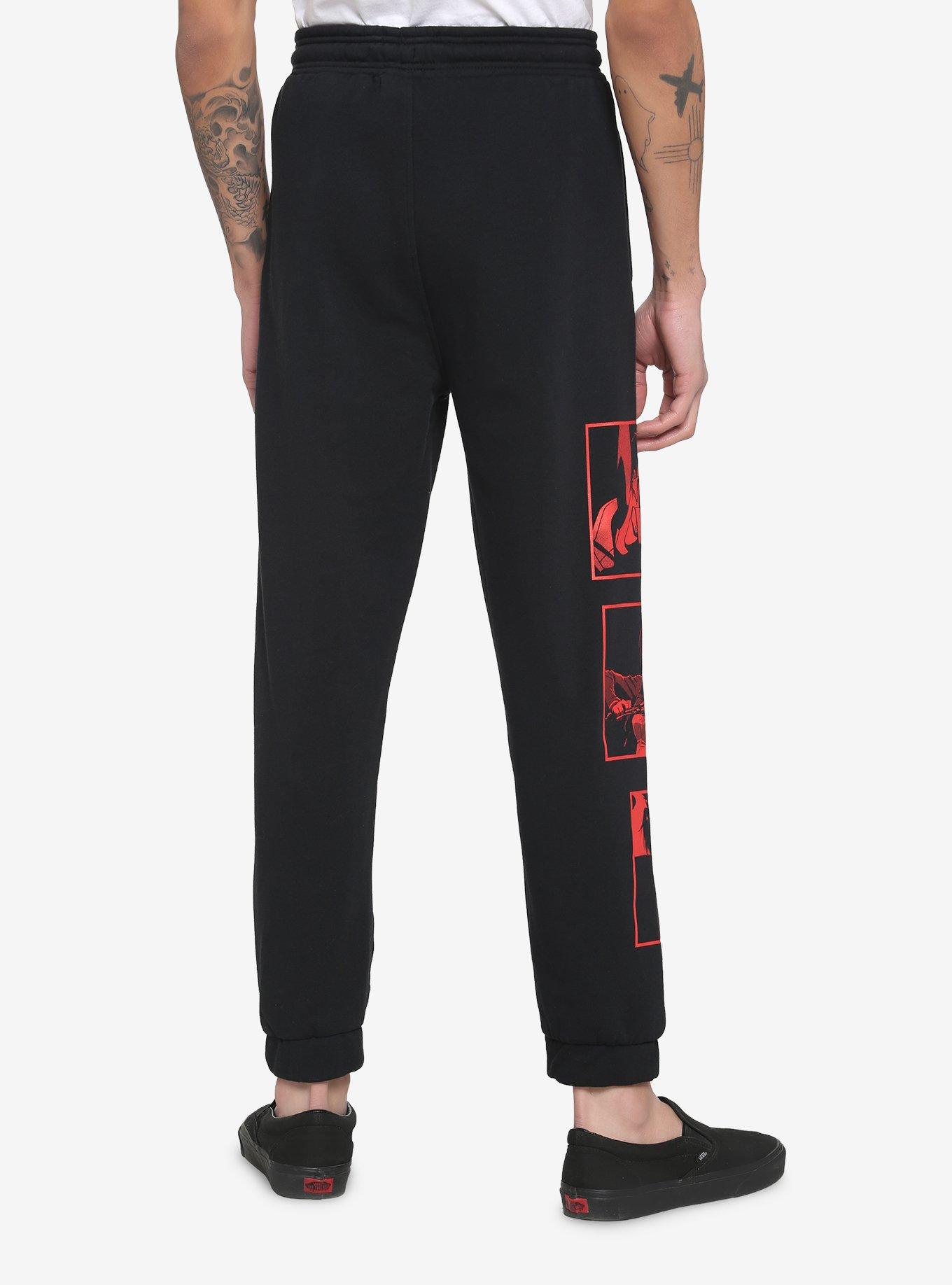 Attack On Titan Character Grid Sweatpants, MULTI, alternate