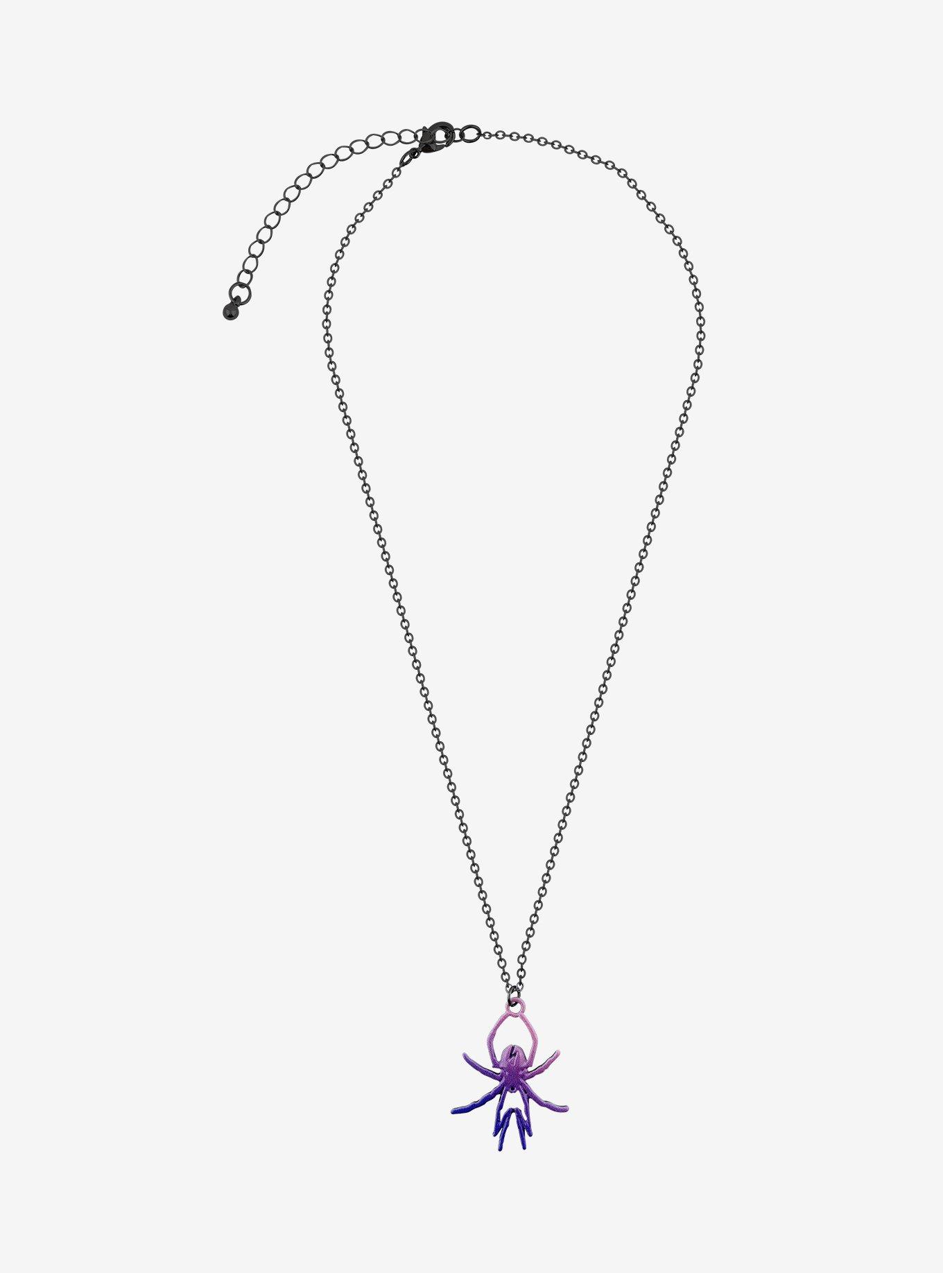 My Chemical Romance Danger Days Pastel Spider Necklace, , alternate