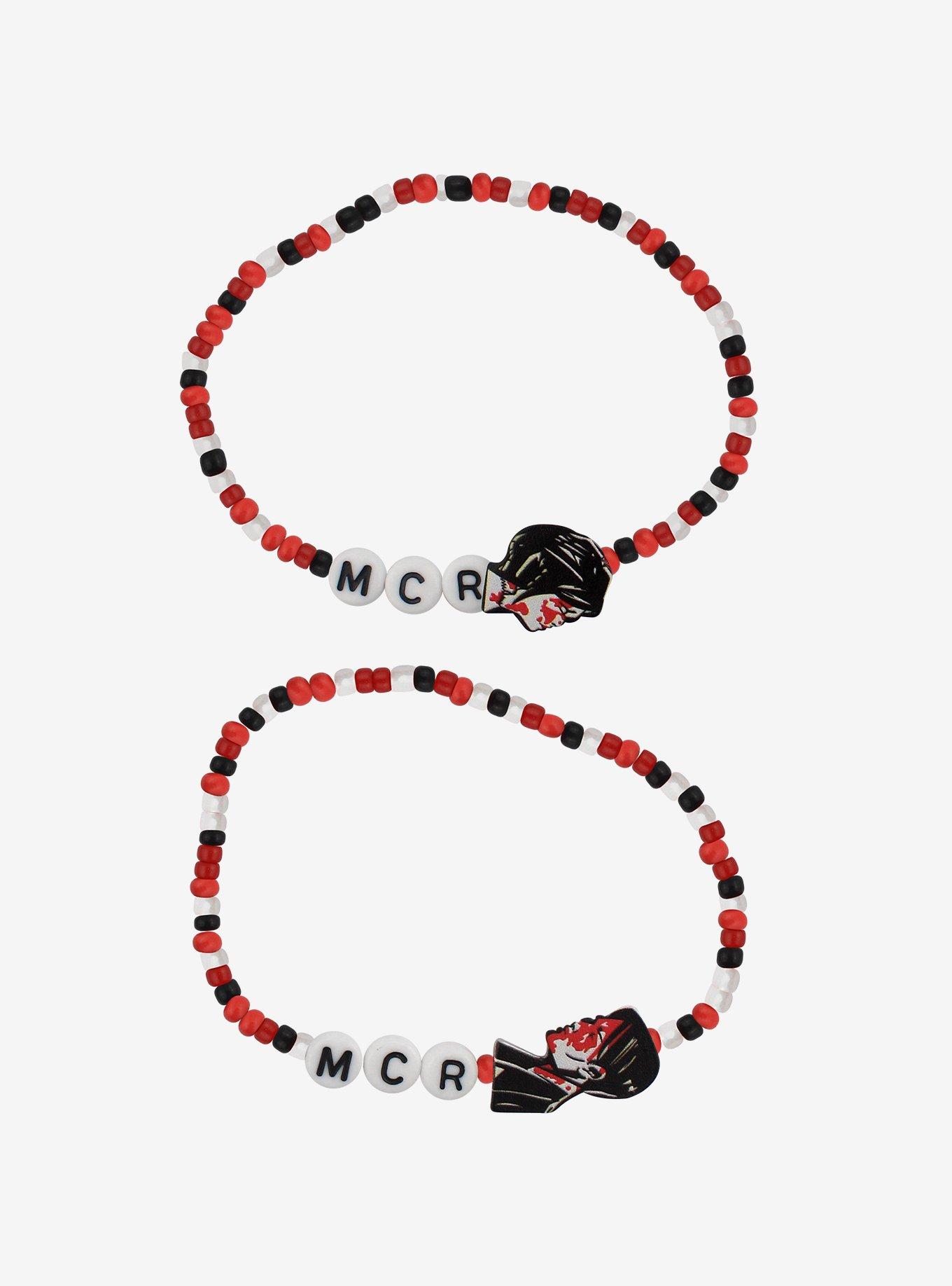 My Chemical Romance Three Cheers Best Friend Beaded Bracelet Set, , hi-res