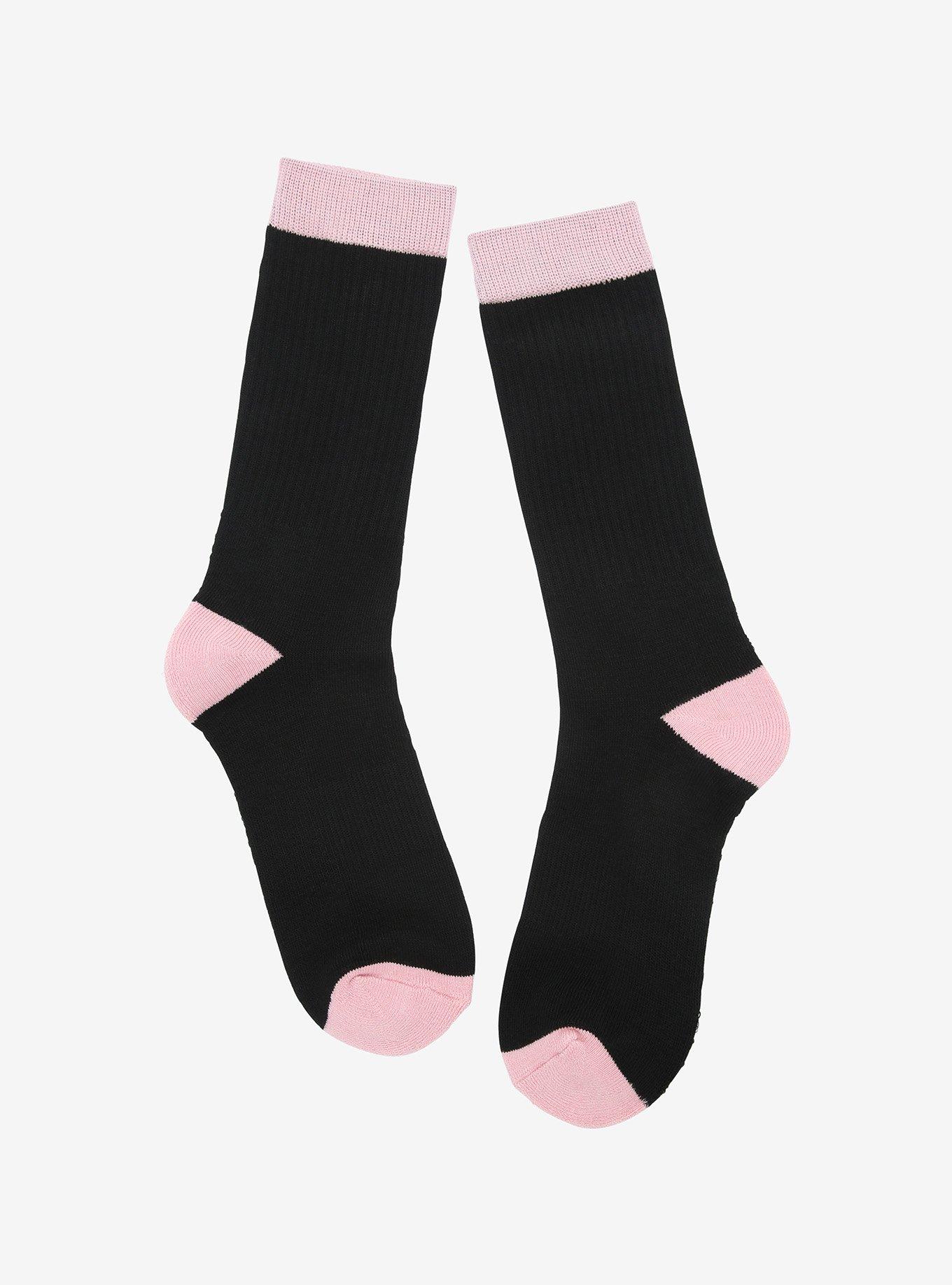 BLACKPINK Logo Crew Socks, , alternate