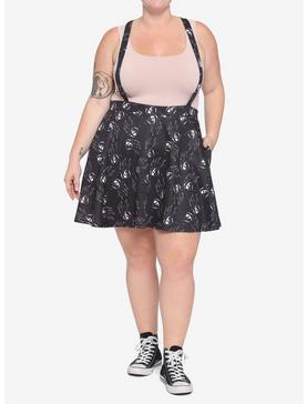 Scream Ghost Face Suspender Skirt Plus Size, , hi-res