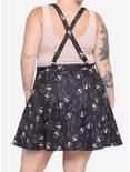 Scream Ghost Face Suspender Skirt Plus Size, MULTI, alternate