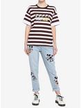 Her Universe Disney Mickey Mouse Lineup Stripe Girls T-Shirt, MULTI, alternate