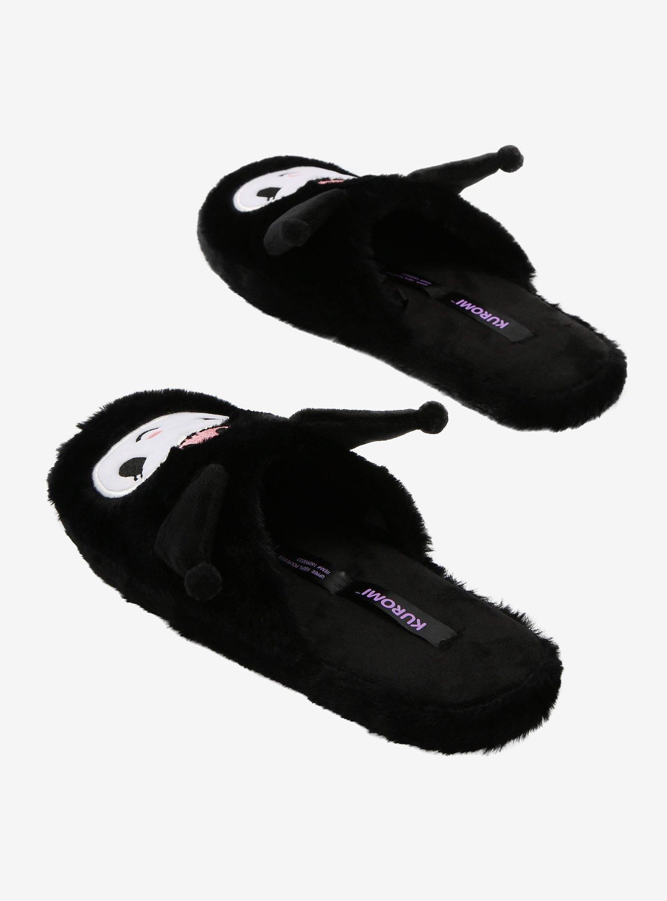 Kuromi Lounge Slippers, PURPLE, alternate
