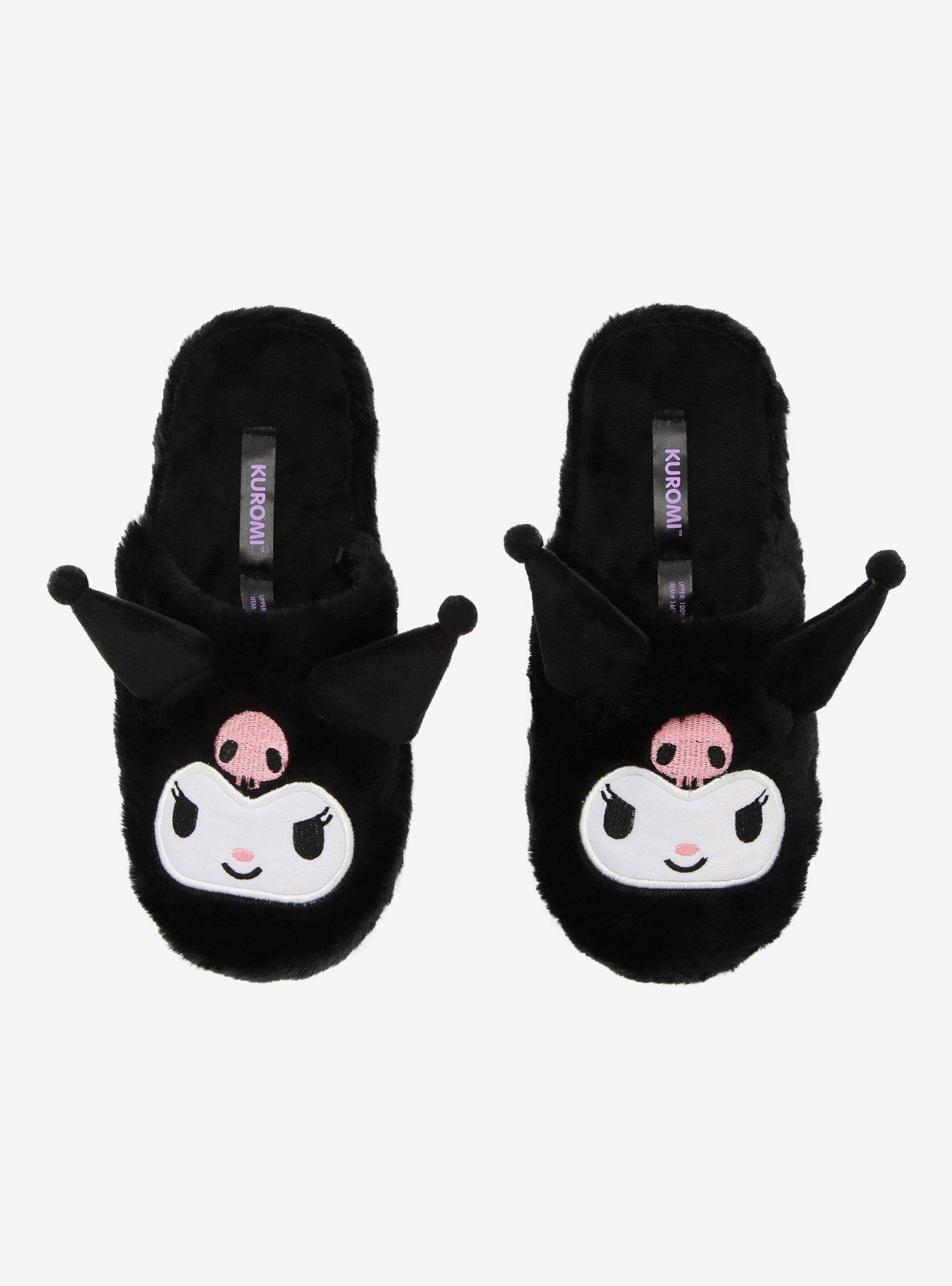 Kuromi Lounge Slippers, PURPLE, alternate