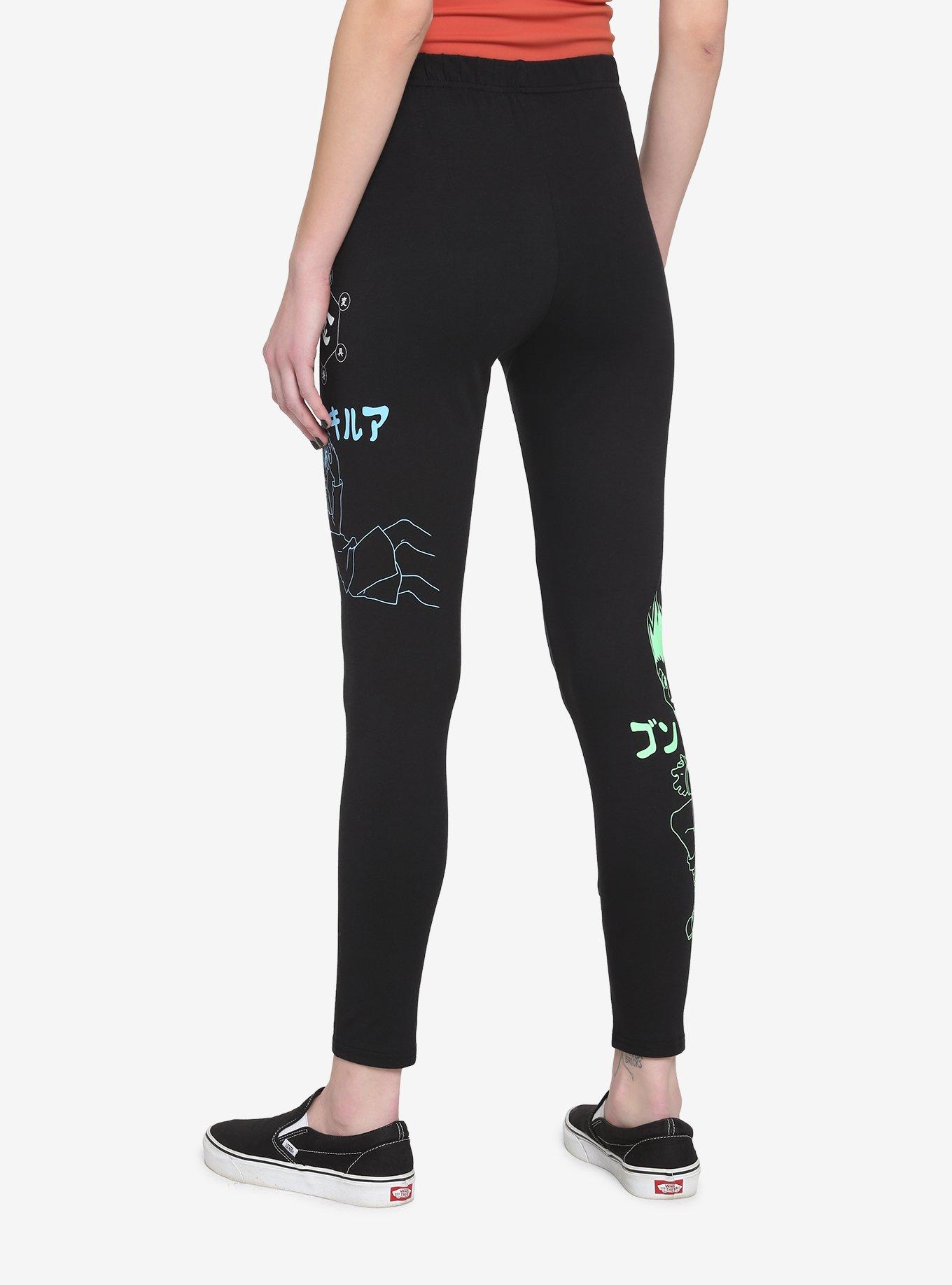 Hunter X Hunter Gon & Killua Line Art Leggings, MULTI, alternate