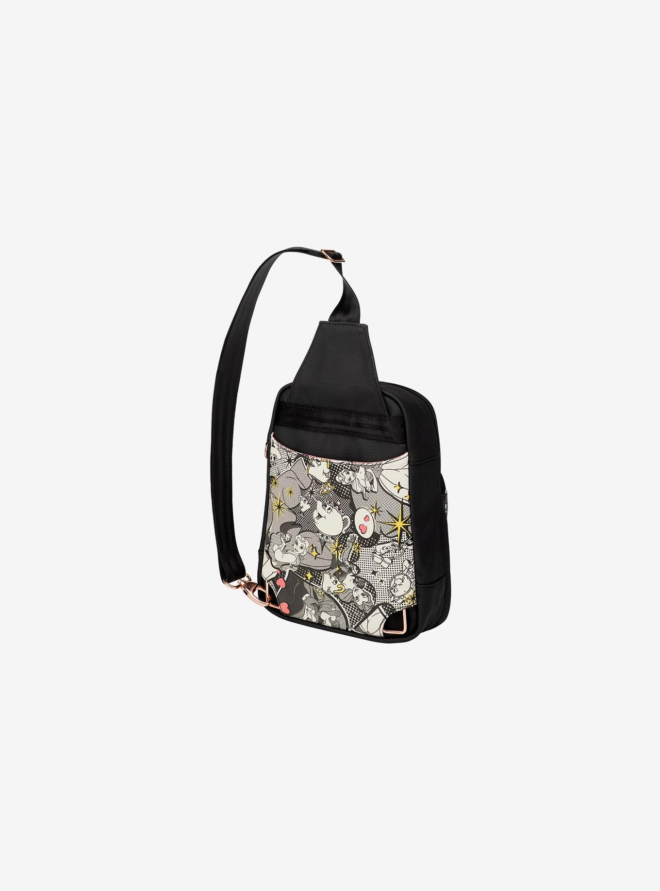 Petunia Pickle Bottom Disney Beauty And The Beast Pop Art Belle Sling Bag, , alternate