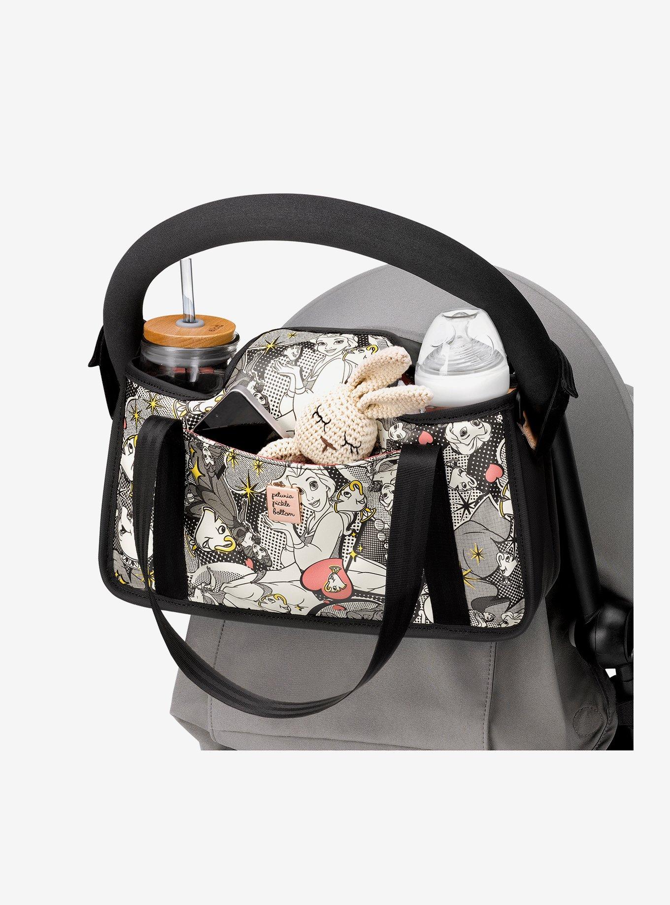 Petunia Pickle Bottom Disney Beauty And The Beast Pop Art Belle Stroller Caddy, , alternate