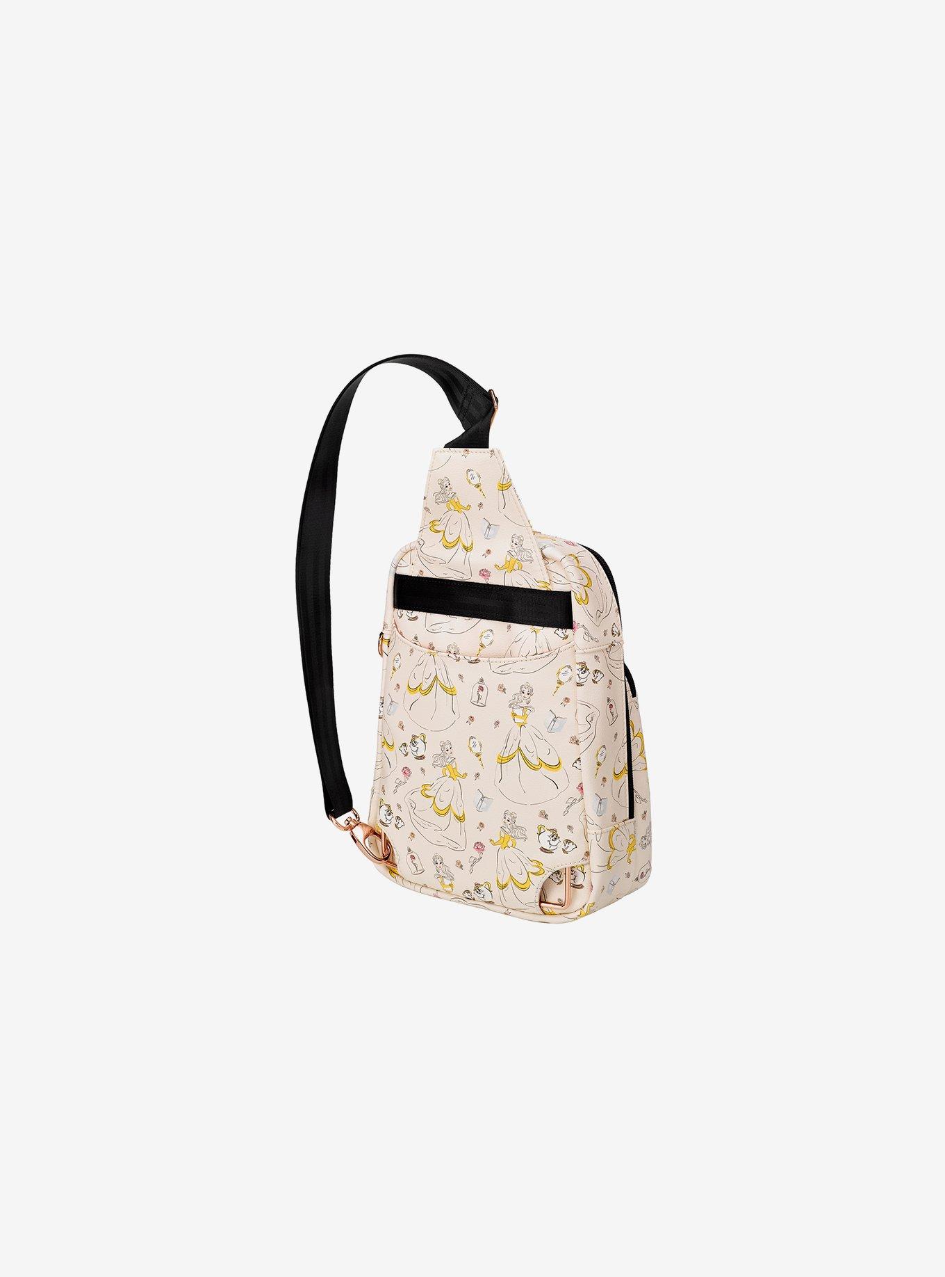 Petunia Pickle Bottom Disney Beauty And The Beast Whimsical Belle Sling Bag, , alternate