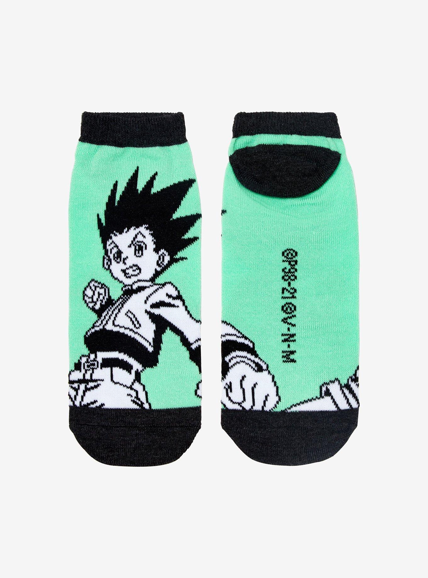 Hunter X Hunter Gon Punch No-Show Socks, , alternate