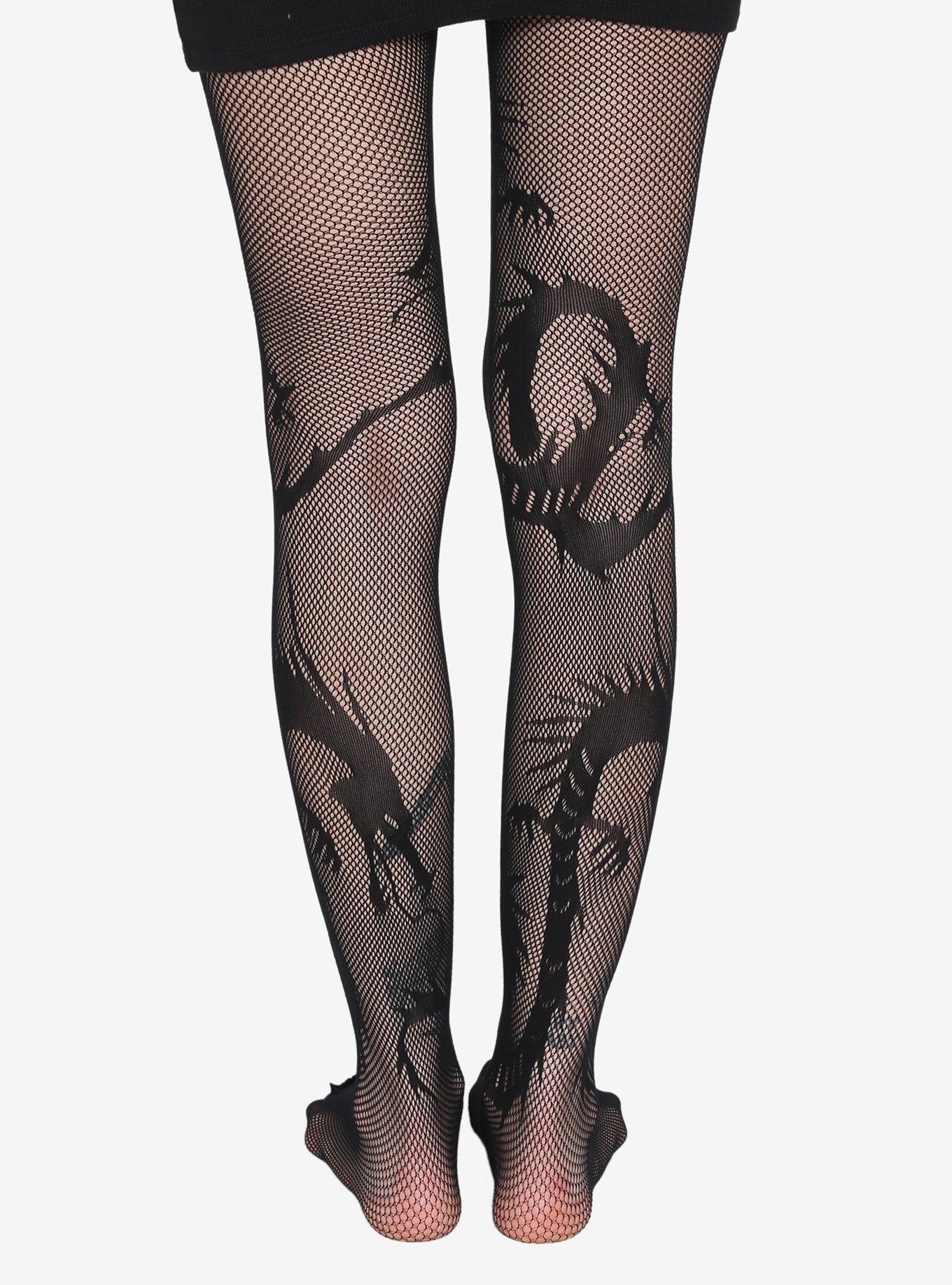 Dragon Fishnet Tights