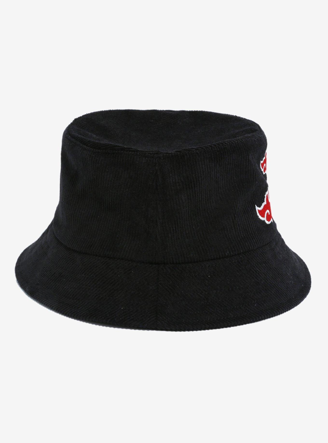 Naruto Shippuden Akatsuki Clouds Corduroy Bucket Hat - BoxLunch Exclusive, , alternate