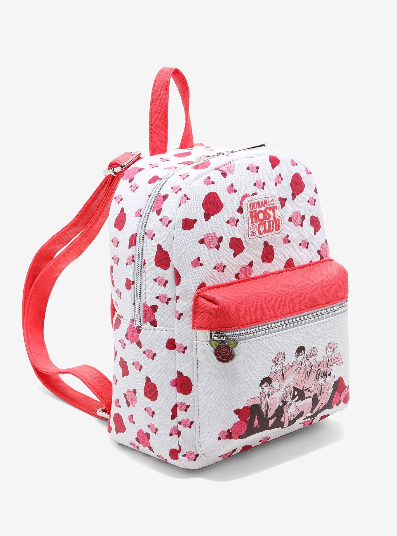 Ouran High School Host Club Pink Roses Mini Backpack, , alternate