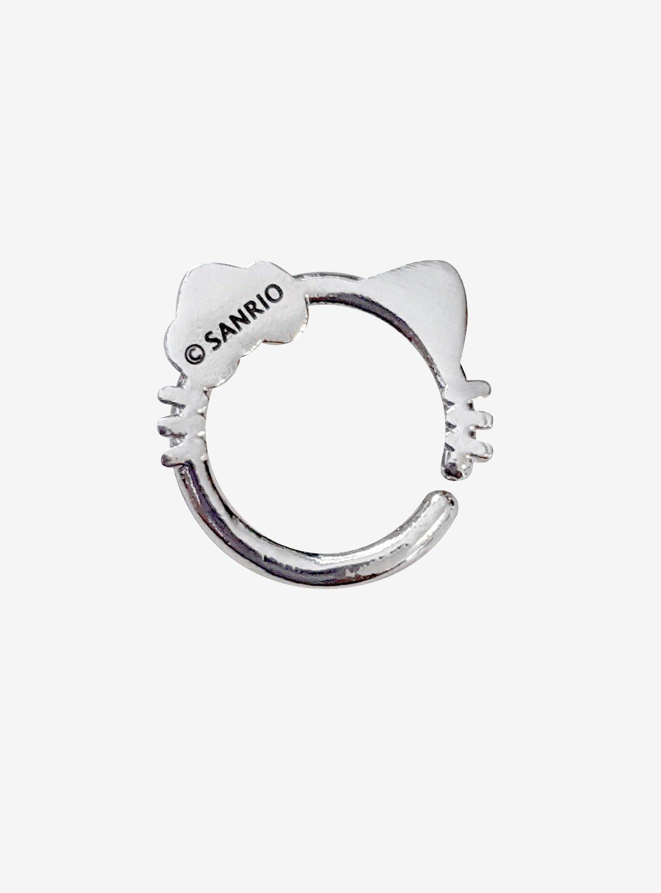 Steel Hello Kitty Seamless Hoop, SILVER, alternate