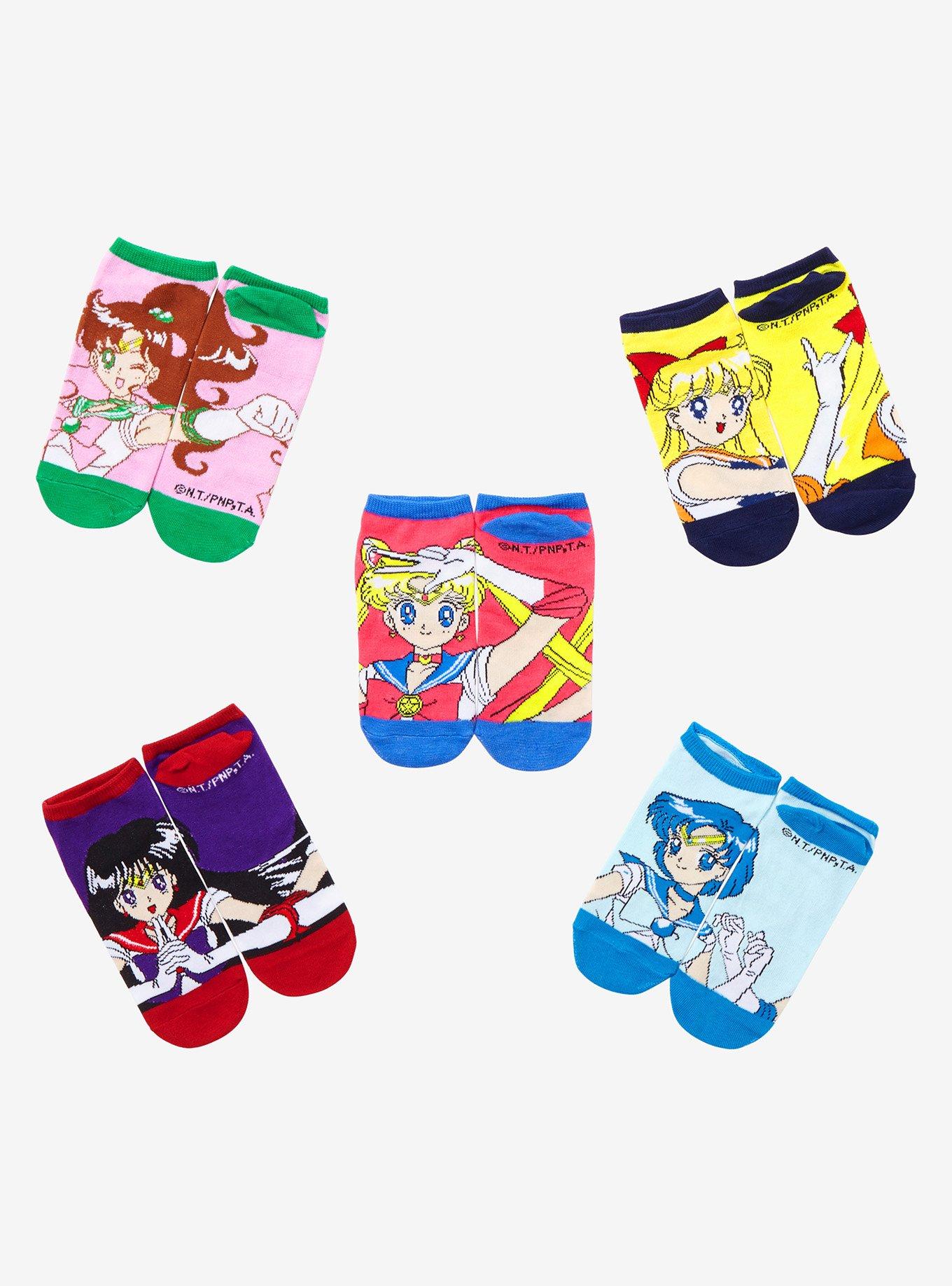 Sailor Moon Sailor Guardians Sock Set - BoxLunch Exclusive, , alternate