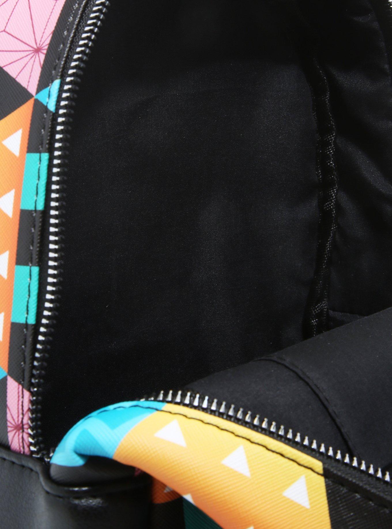 Demon Slayer: Kimetsu No Yaiba Patchwork Mini Backpack, , alternate