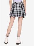 Pastel Plaid Grommet Suspender Skirt, PLAID - MULTI, alternate