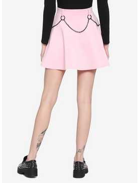 Pastel Pink O-Chain Skirt, , hi-res