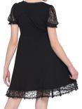 Black Sweetheart Lace Dress, BLACK, alternate