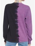 Zombie Makeout Club Love Bites Purple & Black Split Wash Girls Long-Sleeve T-Shirt, MULTI, alternate