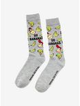 Donkey Kong Go Bananas Crew Socks, , alternate