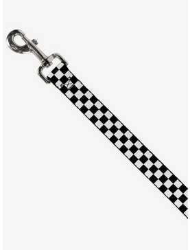 Checker Print Dog Leash, , hi-res