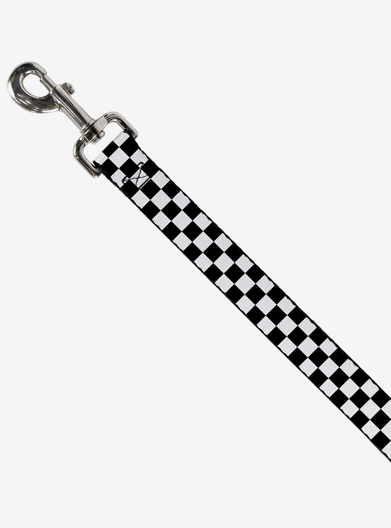 Checker Print Dog Leash, , alternate