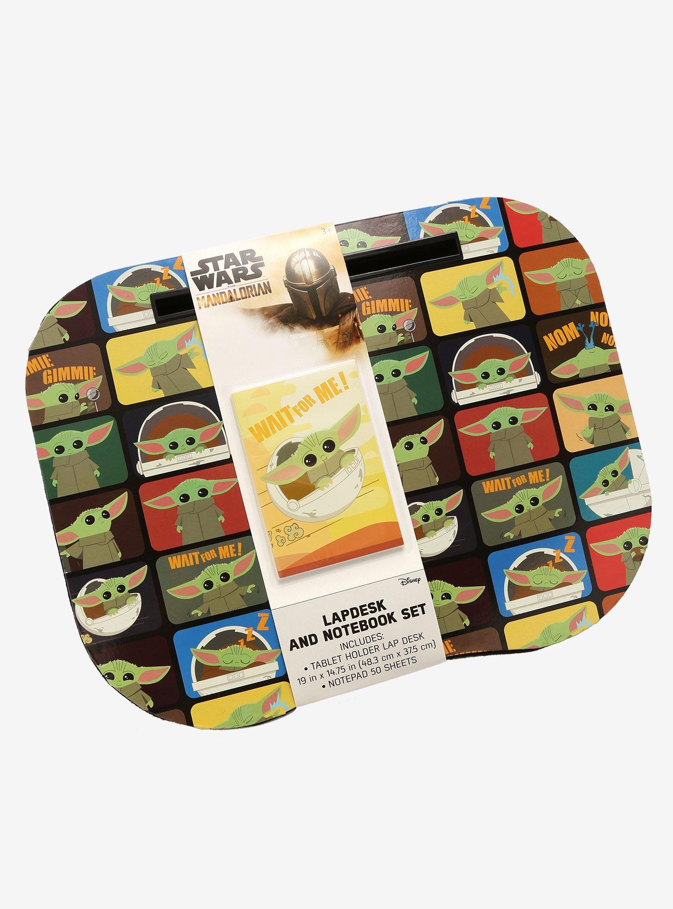 Star Wars The Mandalorian The Child Lap Desk & Notebook Set, , alternate
