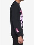 Machine Gun Kelly Pink Silhouette Long-Sleeve T-Shirt, BLACK, alternate