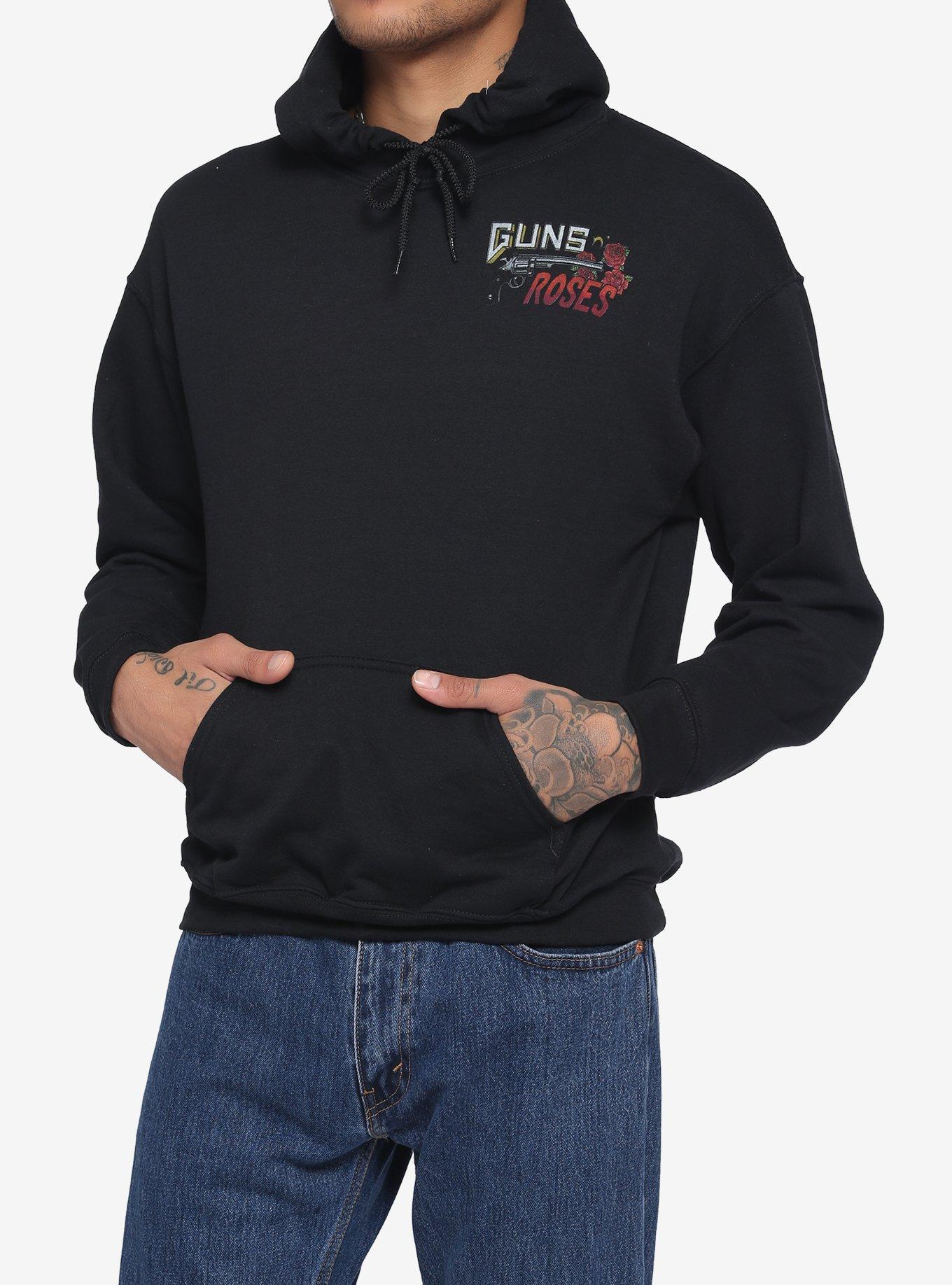 Guns N' Roses Trio Hoodie, BLACK, alternate