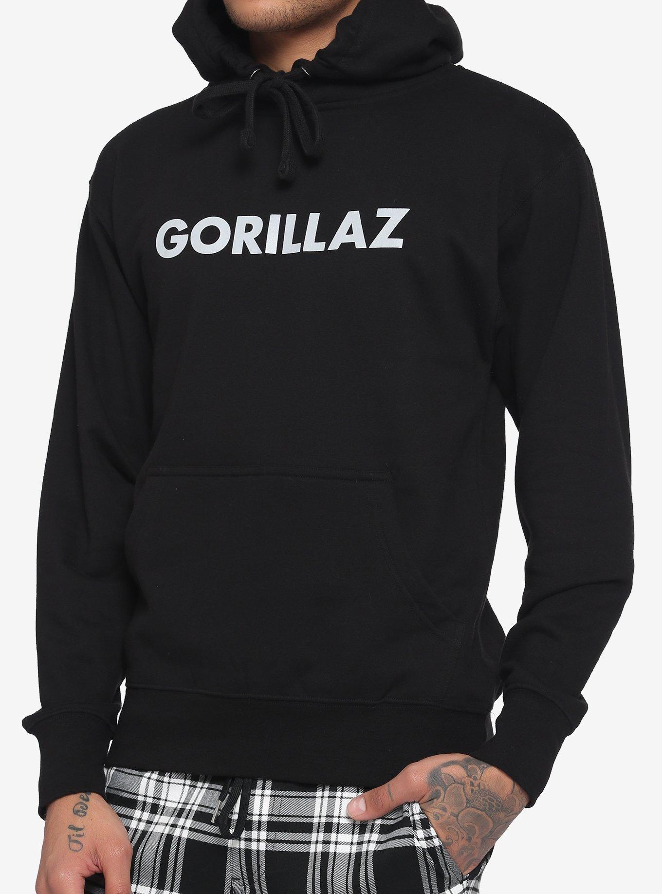 Gorillaz Profile Hoodie, BLACK, alternate