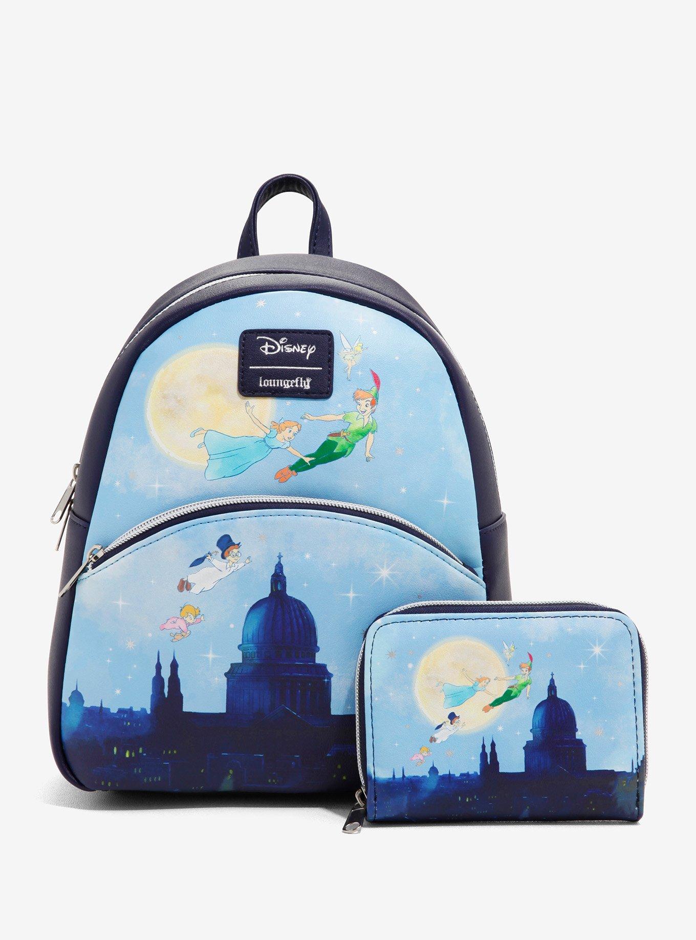 Loungefly Disney Peter Pan Flying City Mini Backpack, , alternate