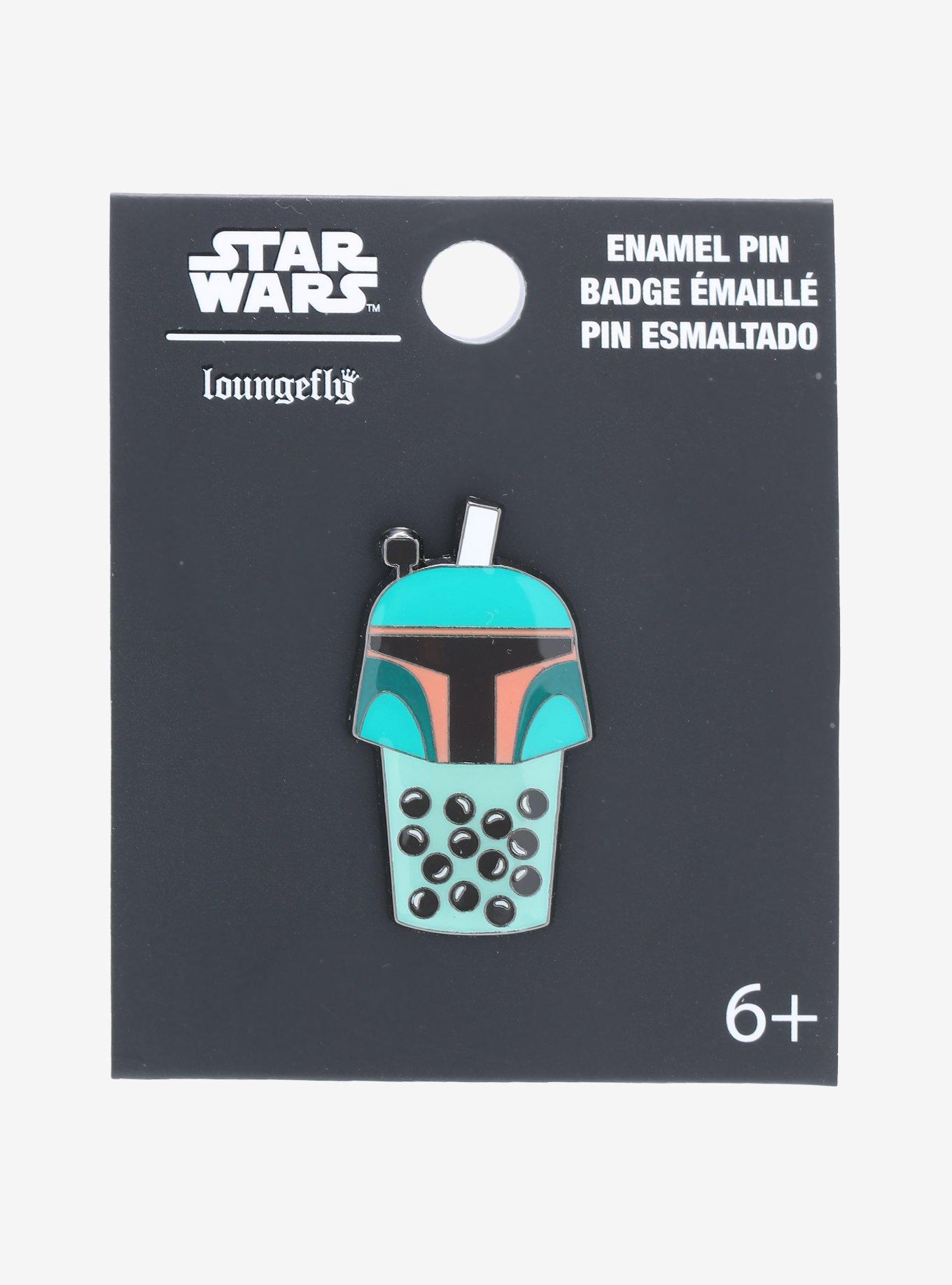 Loungefly Star Wars Boba Fett Boba Cup Enamel Pin, , alternate