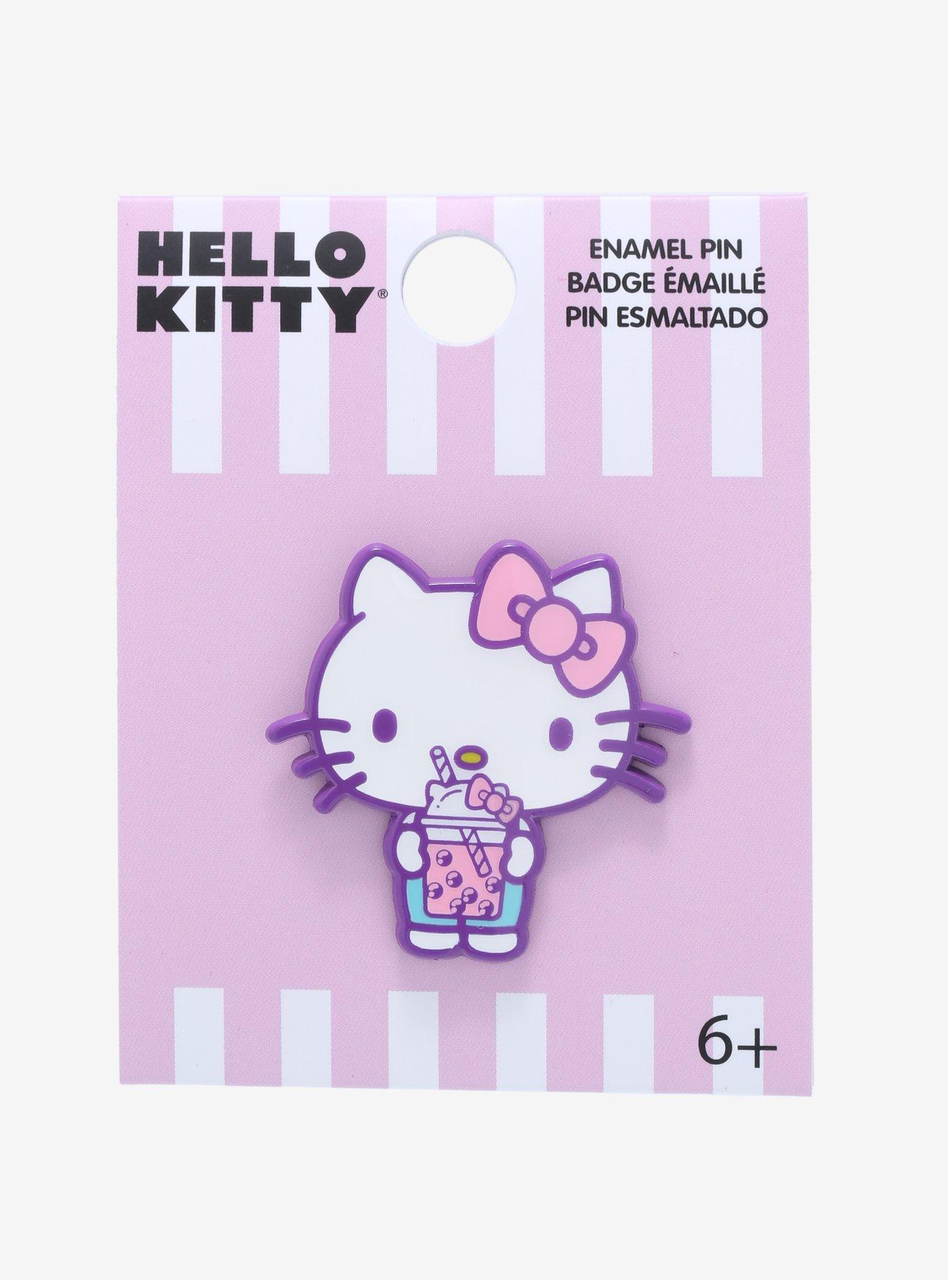 Loungefly Hello Kitty Boba Enamel Pin, , alternate