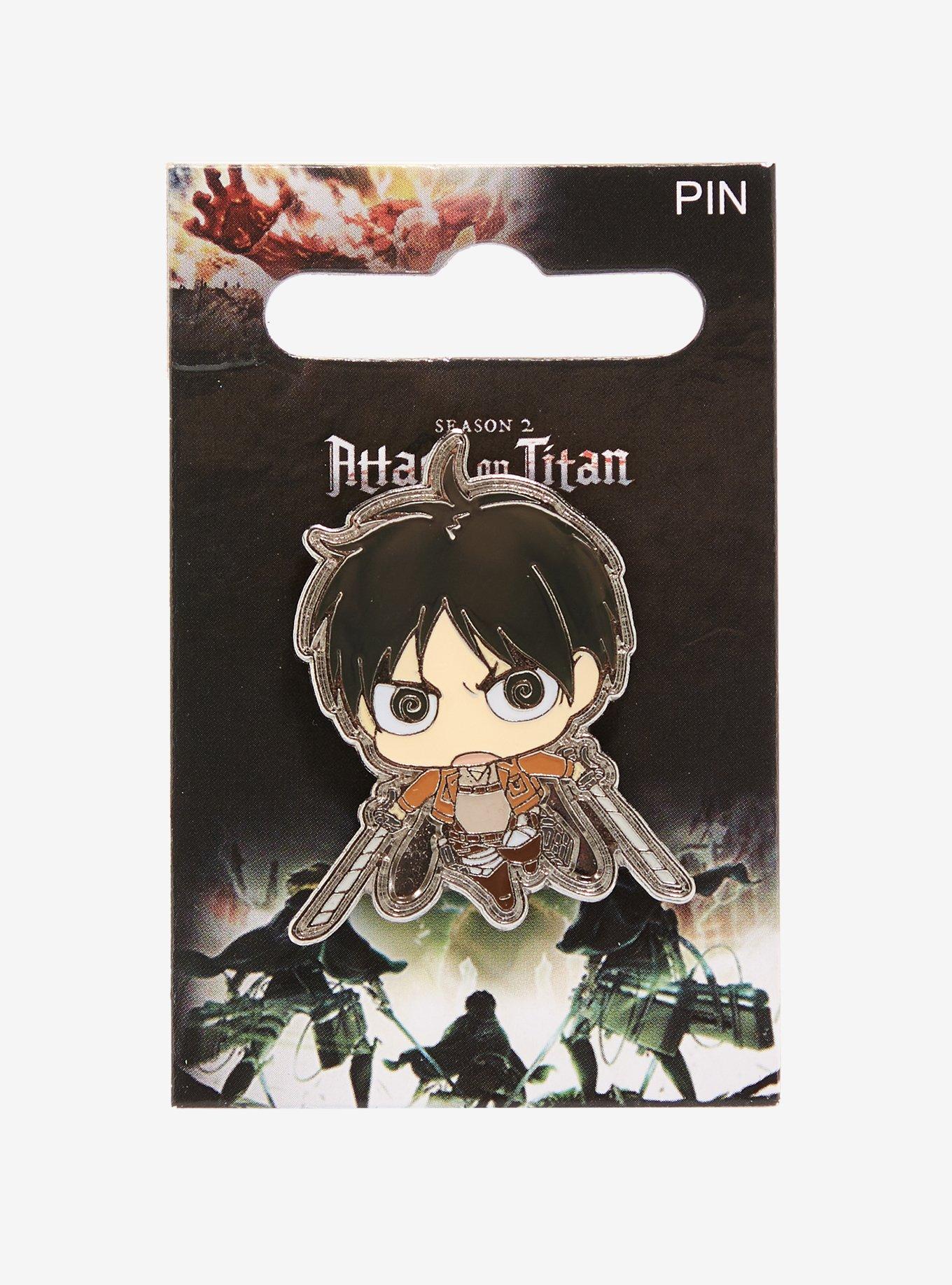 Attack On Titan Chibi Eren Enamel Pin, , alternate