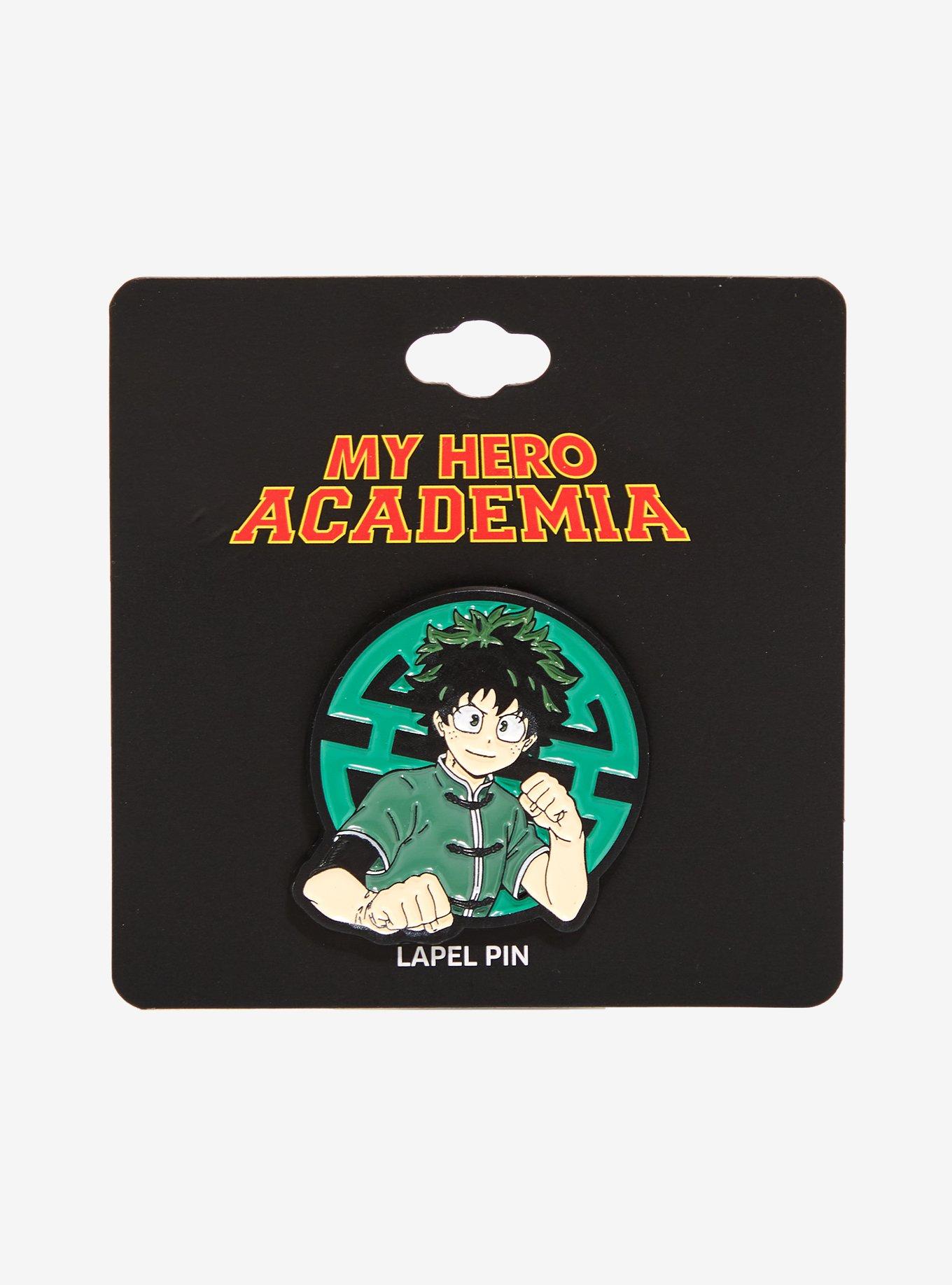 My Hero Academia Deku Fight Stance Enamel Pin, , alternate