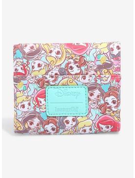 Loungefly Disney Chibi Princess Mini Flap Wallet, , hi-res