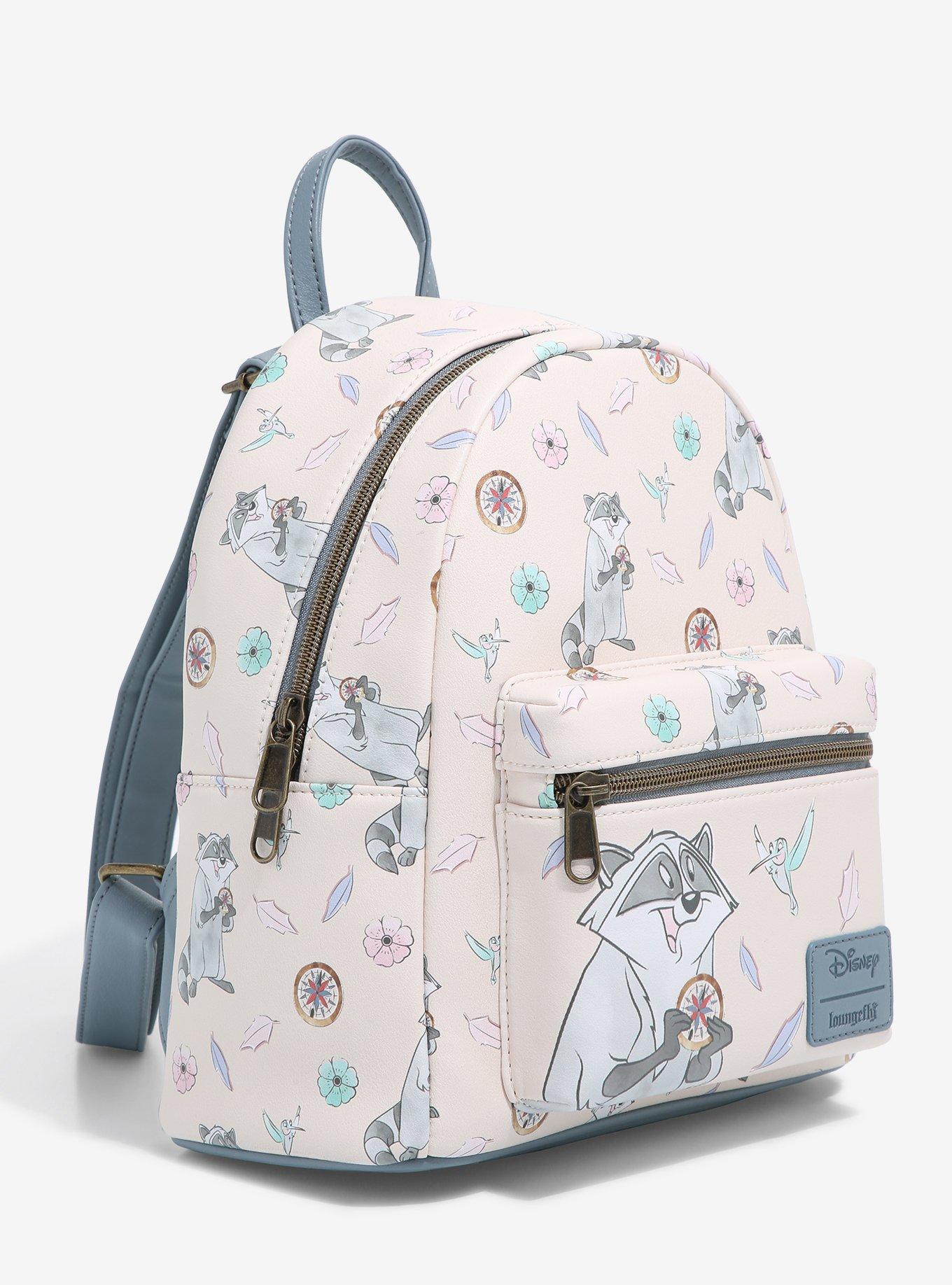 Loungefly Disney Pocahontas Meeko & Flit Mini Backpack, , alternate