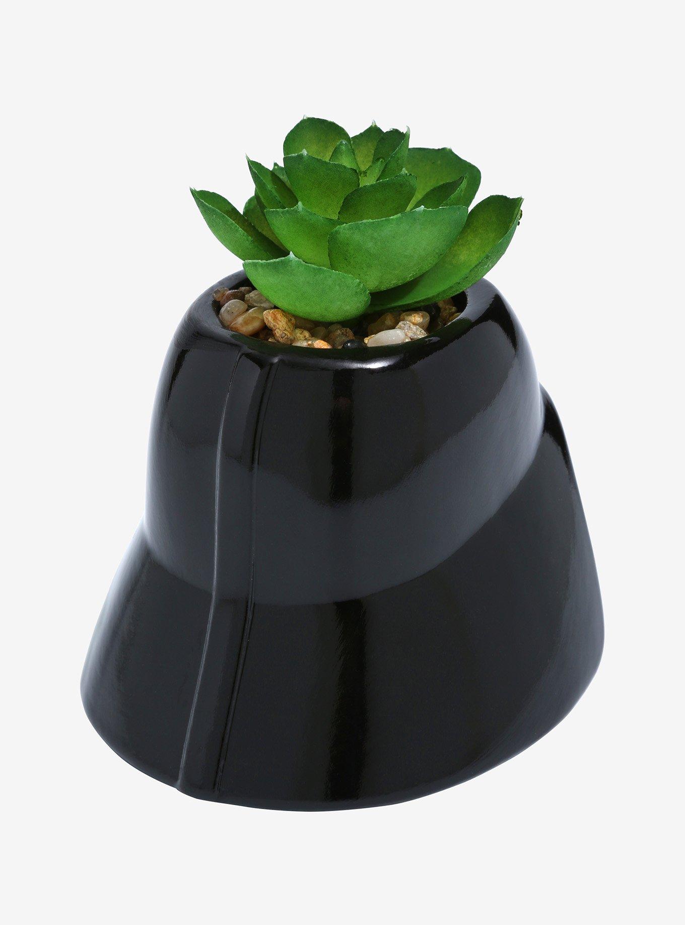 Star Wars Darth Vader Helmet Faux Succulent Planter, , alternate