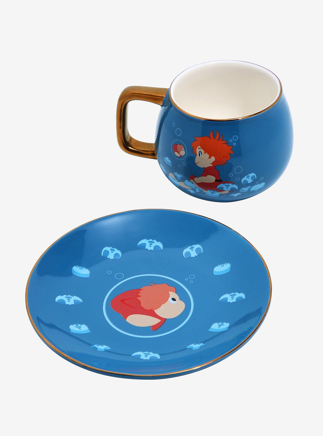 Studio Ghibli Ponyo Underwater Tea Cup & Saucer Set, , alternate