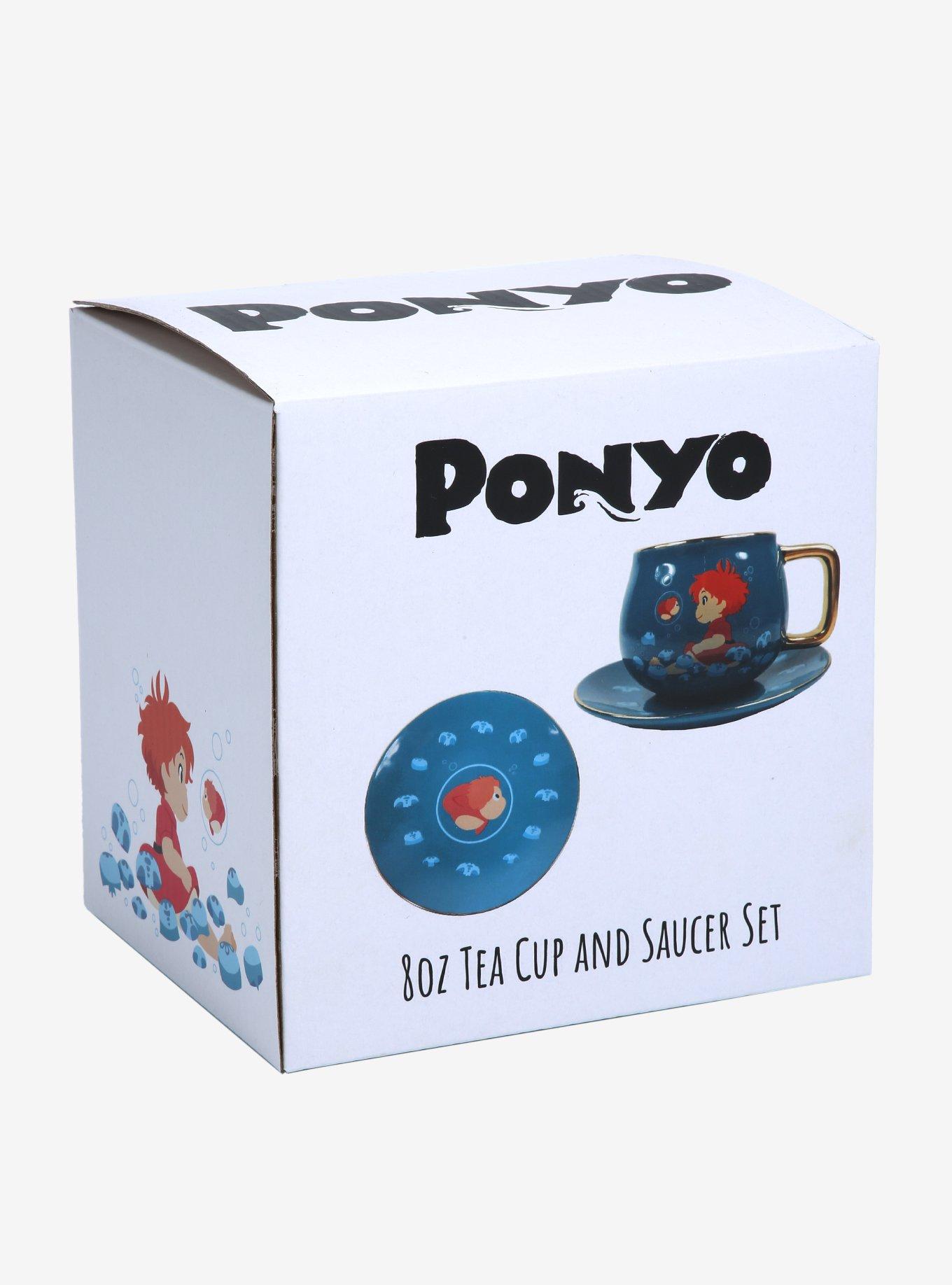 Studio Ghibli Ponyo Underwater Tea Cup & Saucer Set, , alternate