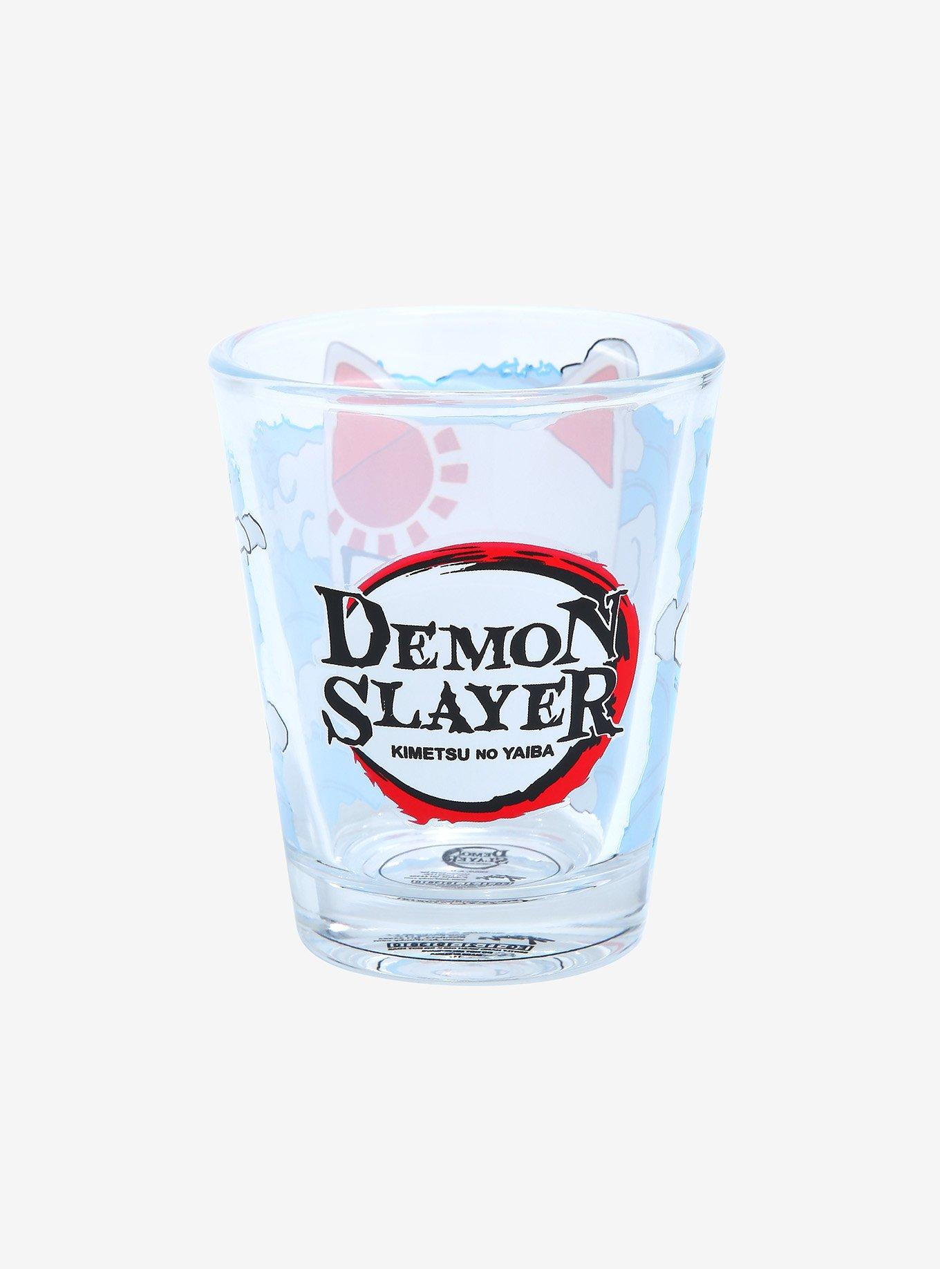 Demon Slayer: Kimetsu no Yaiba Tanjiro's Warding Mask Mini Glass, , alternate